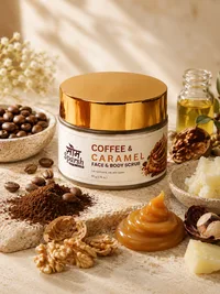 Coffee & Carmel Natural Face & Body Scrub