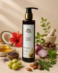 Herbal Hair Oil — Mustard Oil Based
