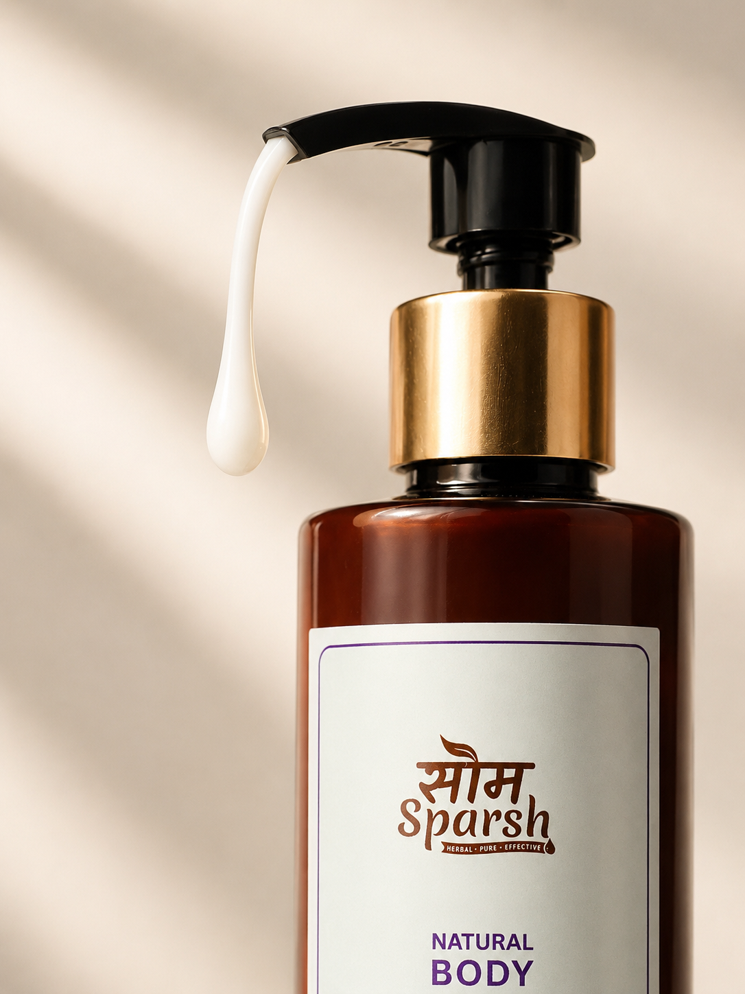 Natural Body Lotion — Mulberry & Cucumber Care | With Grapeseed Extract