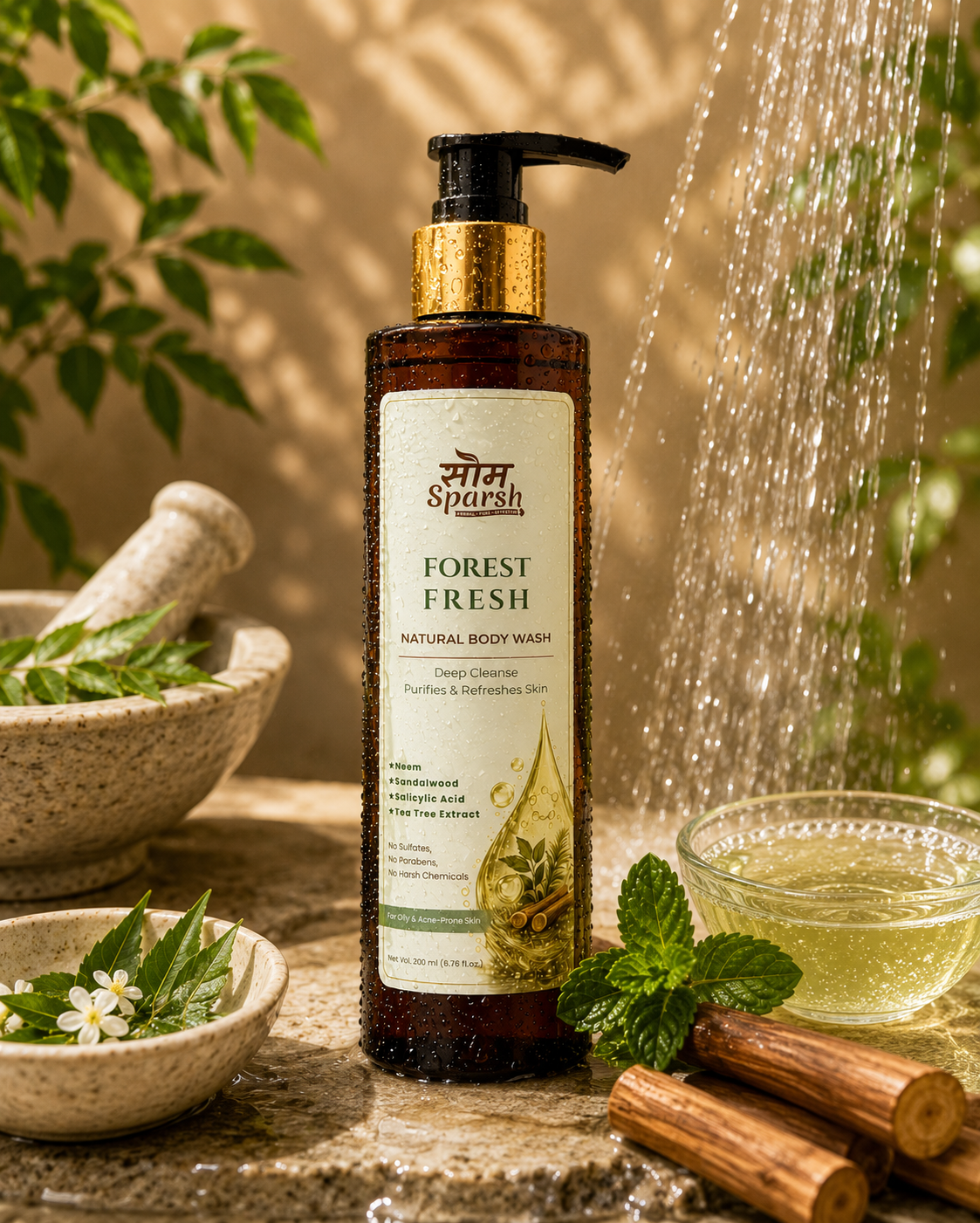 Forest Fresh - Natural Body Wash | Som Sparsh