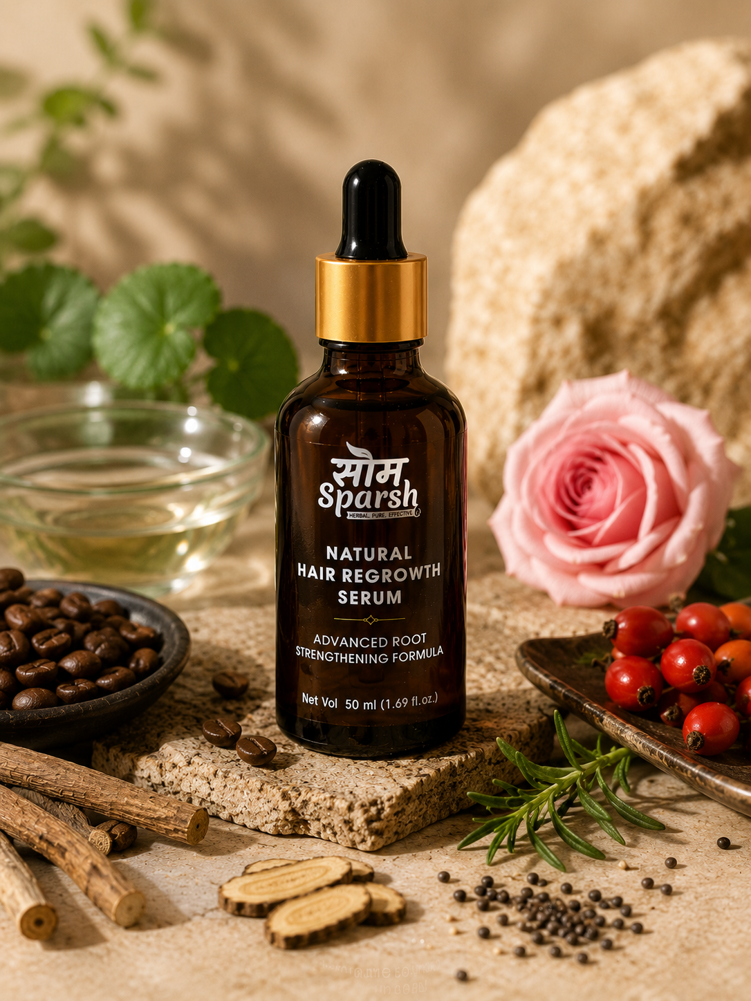 Hair Regrowth Serum | Som Sparsh