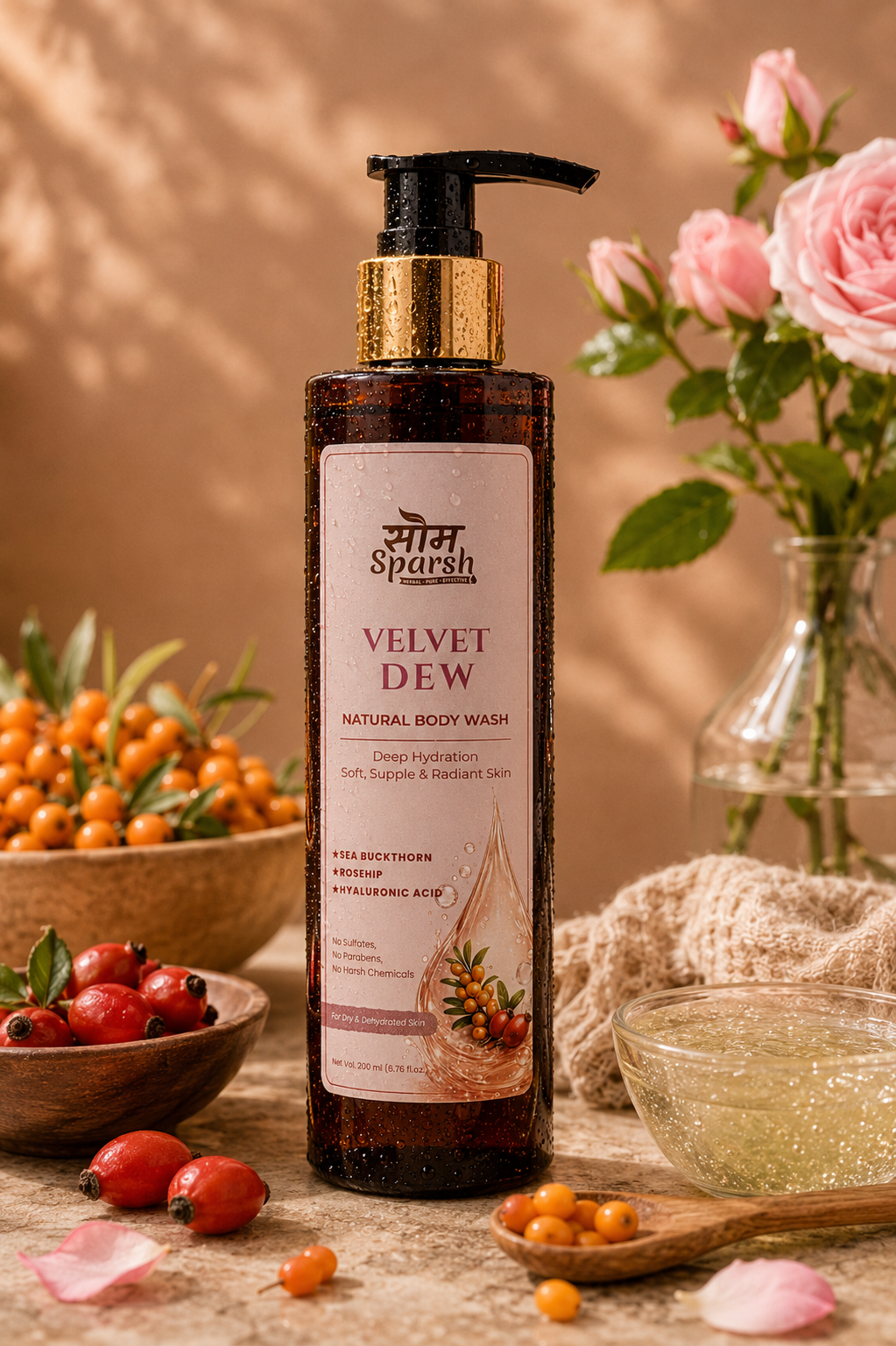 Velvet Dew - Natural Body Wash | Som Sparsh