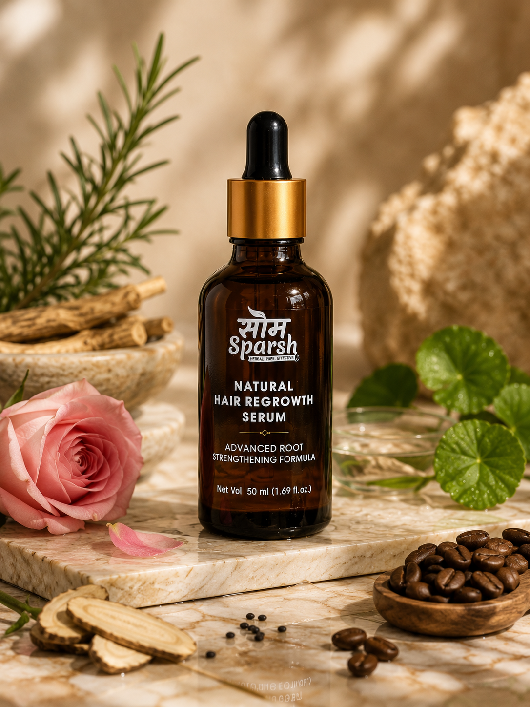 Hair Regrowth Serum | Som Sparsh